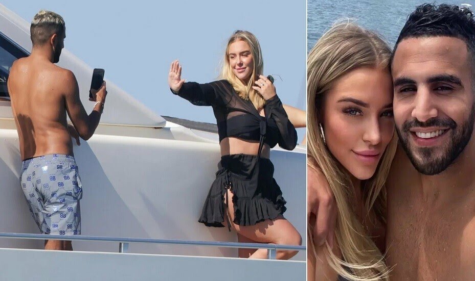 زوجة رياض محرز تستعرض حملها بصورة من المالديف (صورة) 