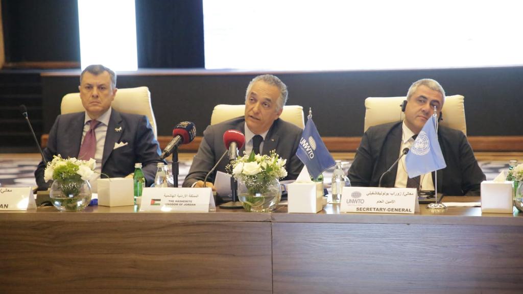 انطلاق أعمال الإجتماع التاسع والأربعون للجنة الإقليمية لمنظمة السياحة العالمية للشرق الأوسط بالبحر الميت