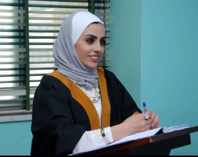 شروق المصري ..  مبارك الماجستير