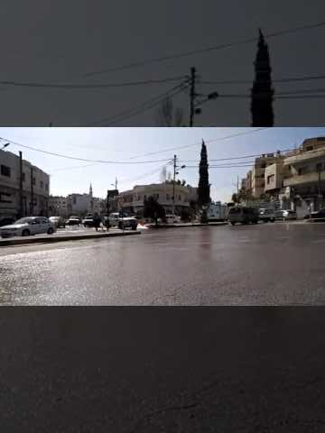 بالفيديو ..  خط مياه مكسور يغرق شوارع طبربور منذ اكثر من اسبوع