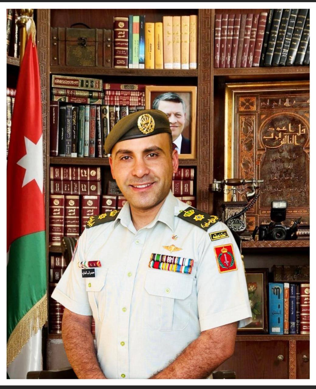 المقدم محمد راتب العنانزة  ..  مبارك الترفيع
