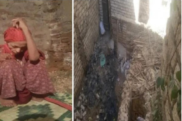صور صادمة لامرأة مصرية حبسها شقيقها 22 عاماً