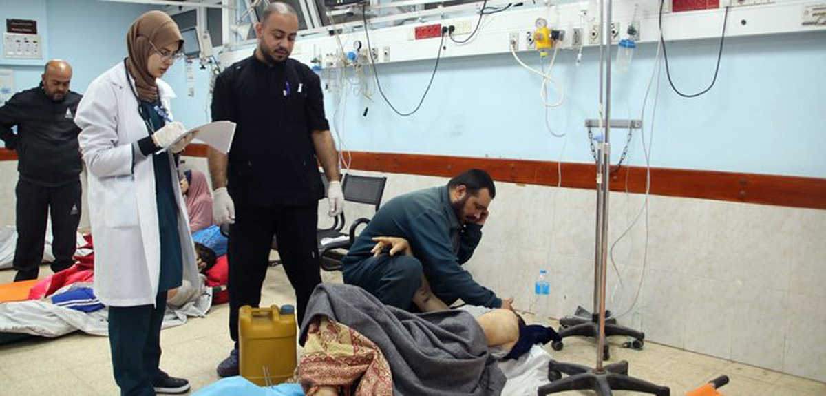 "الصحة العالمية": مستشفى ناصر يُعالج المرضى على الأرض
