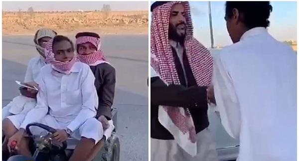 فيديو متداول لسعودي كريم يقدم سيارته هدية لشاب مازحه بالقول: "تبيع سيارتك؟" فرد عليه: "جعلها فداك"