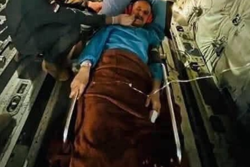 أصيب بنزاع عشائري  ..  نقل قائد شرطة شمال ذي قار بطائرة للعلاج في العاصمة بغداد