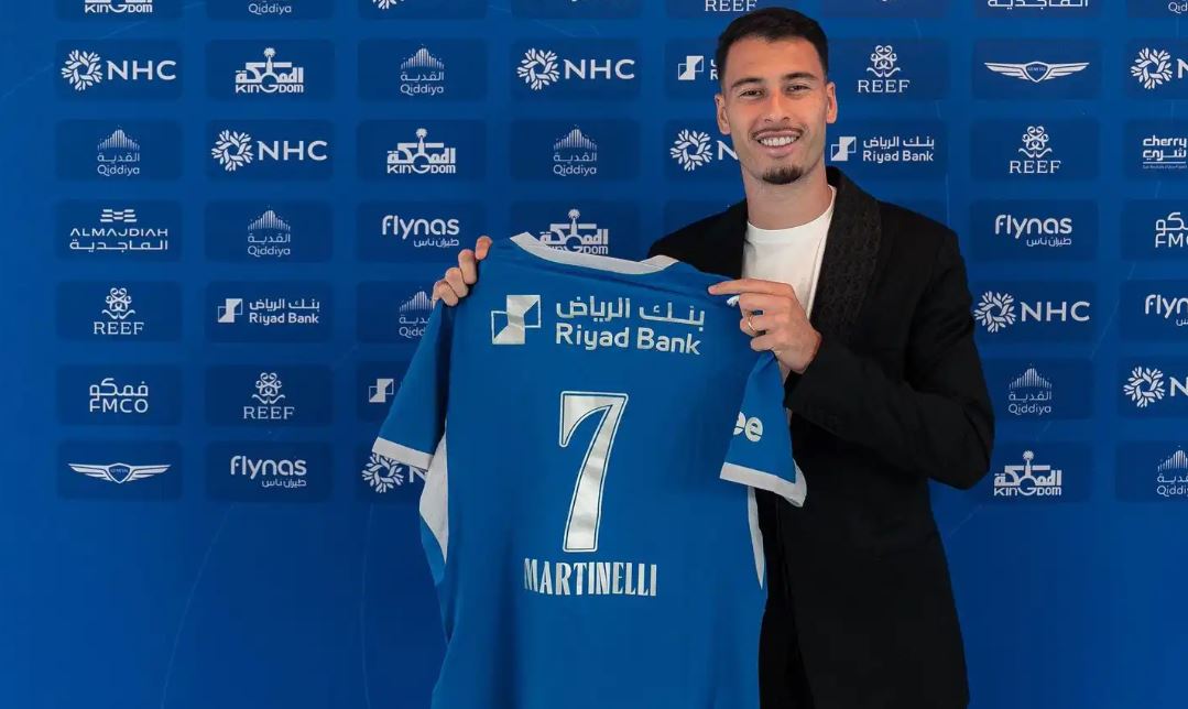 أكبر صفقة بيع في تاريخ آرسنال ..  بكم اشترى الهلال غابرييل مارتينيلي؟  