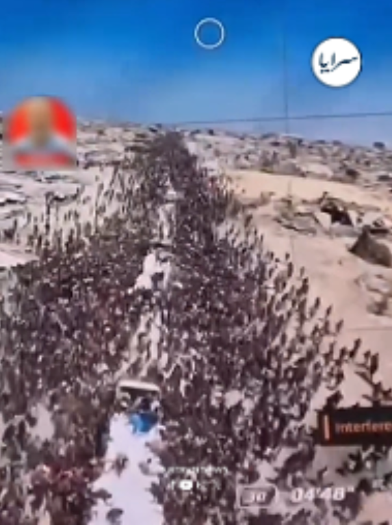 مشهد صادم من قلب غزة المحاصرة  ..  فيديو 