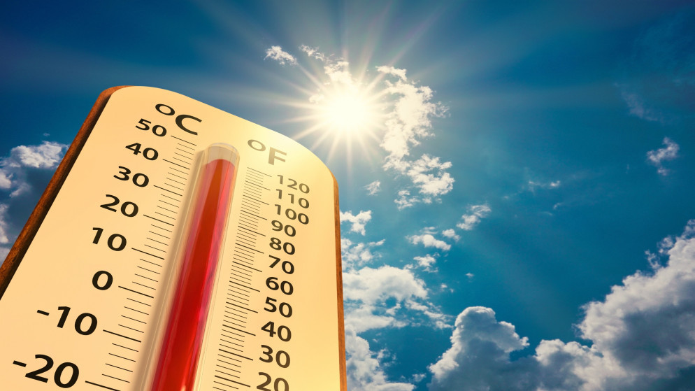 الأرصاد الجوية: تسجيل 49.6 درجة مئوية كأعلى حرارة في آب الماضي