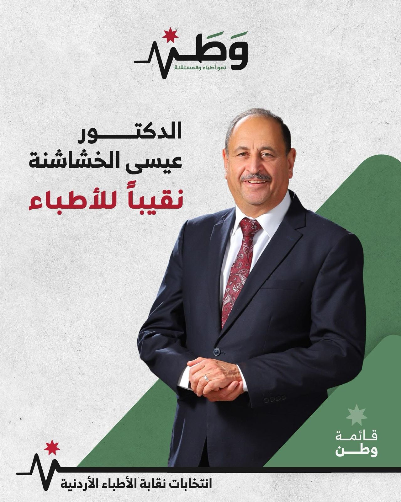 "سرايا" تهنئ الدكتور عيسى الخشاشنة بفوزه بانتخابات نقابة الأطباء 