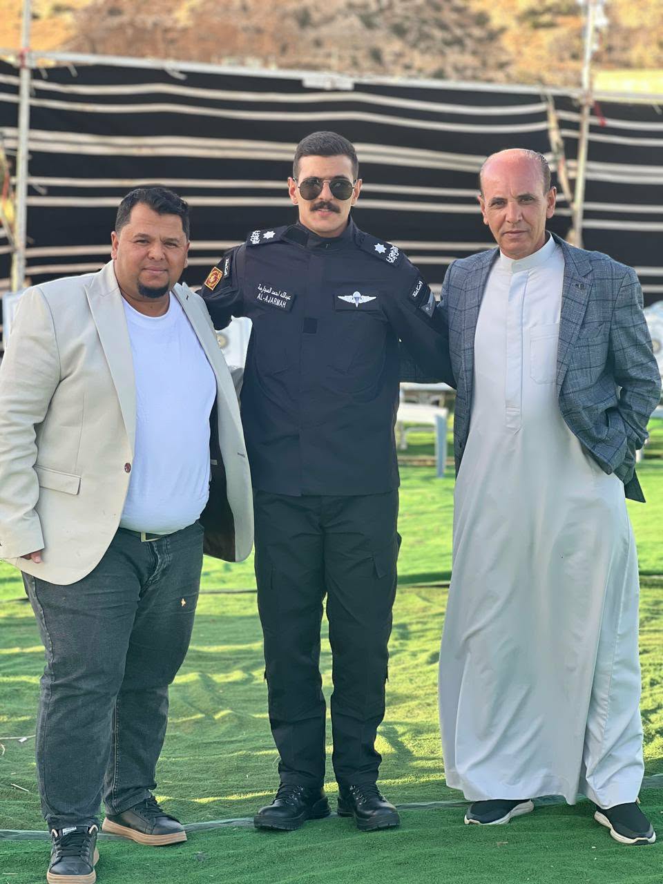 الملازم عبدالله الحلاحلة  ..  مبارك التخرج 