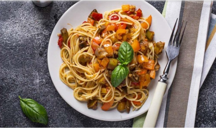 معكرونة بالخضار على الطريقة الإيطالية