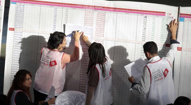 النتائج شبه النهائية لانتخابات الرئاسة التونسية