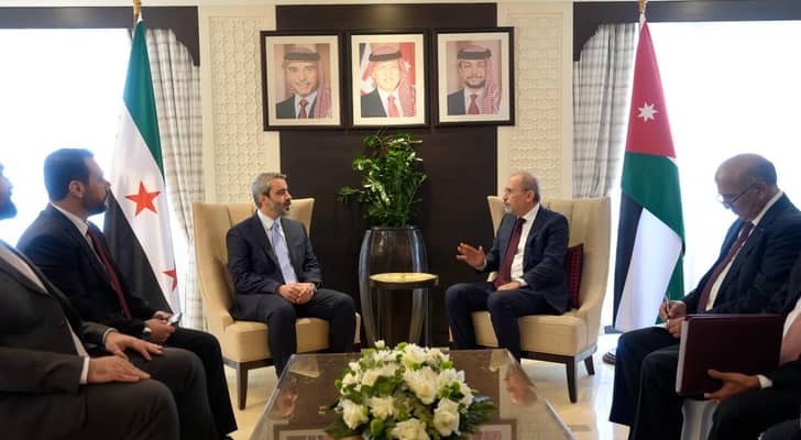 بيان أردني سوري مشترك عقب مباحثات بين الصفدي والشيباني - تفاصيل 