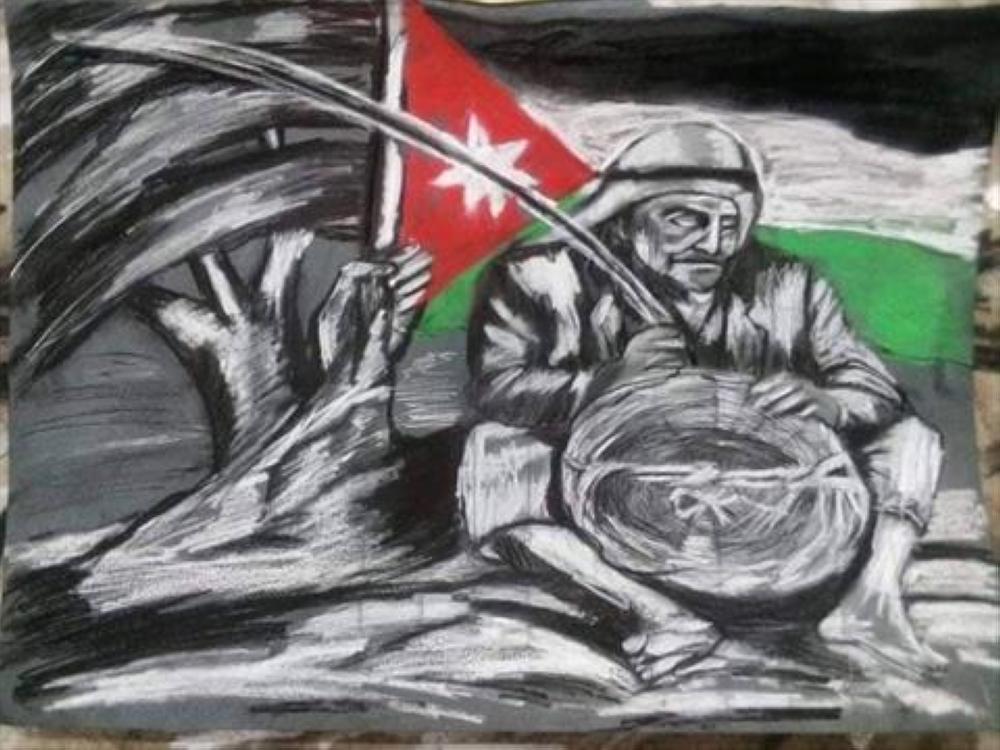 تشكيليون أردنيون وعرب يحتفلون بعيد الاستقلال بصرياً 