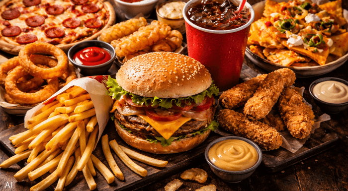 ماذا يحدث لجسمك عند تناول الوجبات السريعة يوميا؟