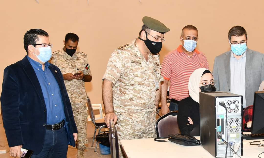 افتتاح مركز تطعيم كورونا في جامعة العلوم والتكنولوجيا الاردنية