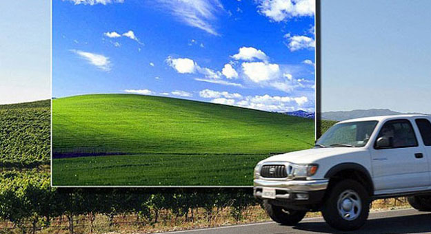 بالفيديو والصور ..  سر صورة سطح المكتب الشهيرة لويندوز xp