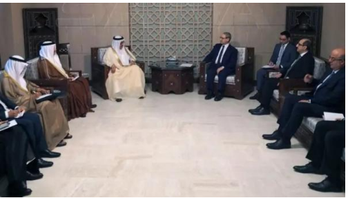لأول مرة منذ 2011  ..  وزير الخارجية البحريني يزور دمشق