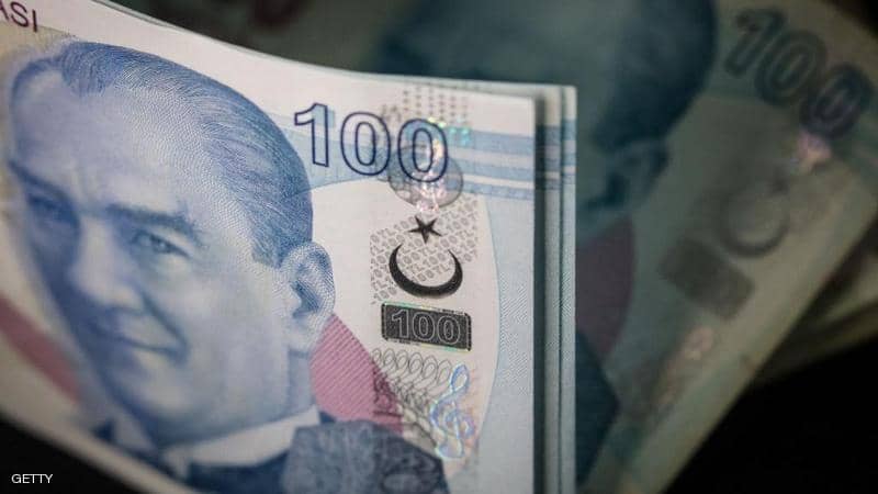 انخفاض الليرة التركية مقابل الدولار
