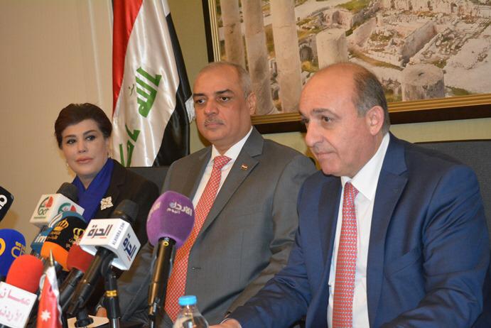 التوقيع على اتفاقيات النقل البري الاردني العراقي 