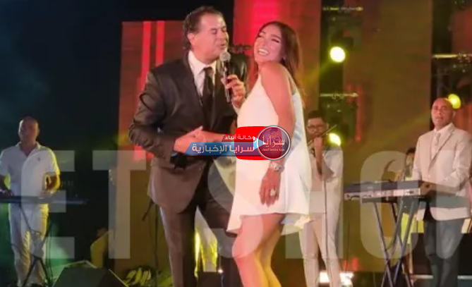 بالفيديو  ..  بعد رقصها المثير للجدل مع راغب علامة  ..  روجينا تعلق لأول مرة و هذا موقف زوجها
