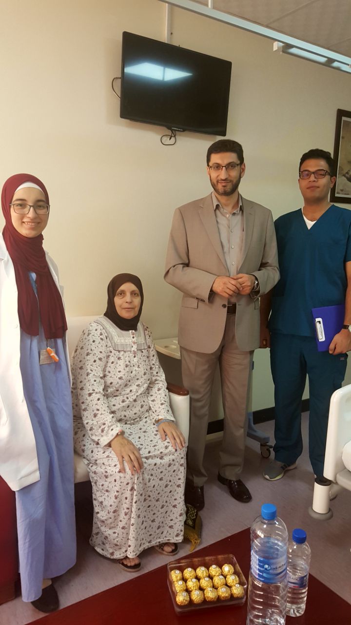شكر وعرفان للجراح المبدع الدكتور أمجد بني هاني وطاقمه الطبي 