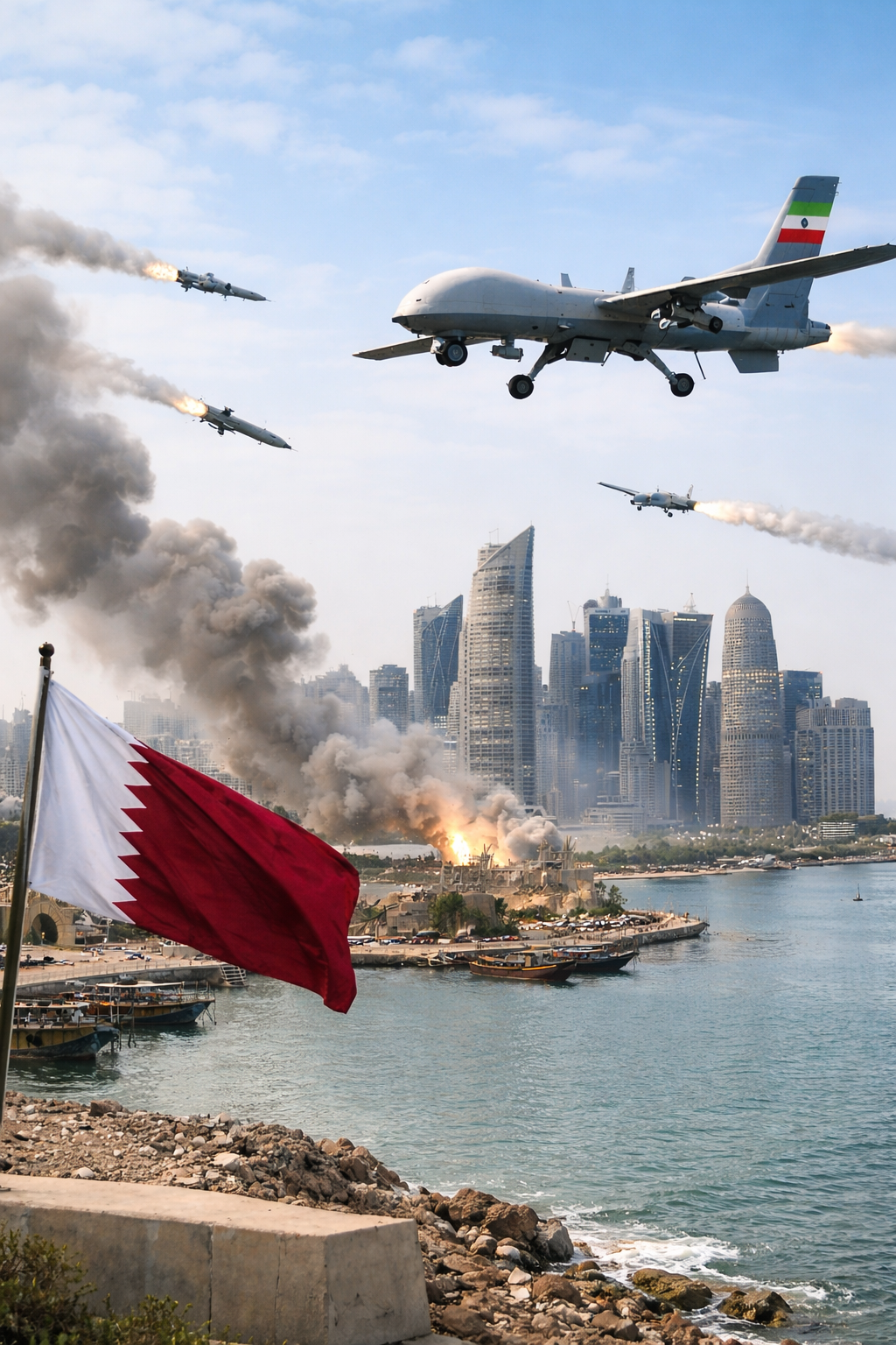 قطر: مستوى التهديد الأمني مرتفع واعتداءات إيران انتهاك صارخ للسيادة