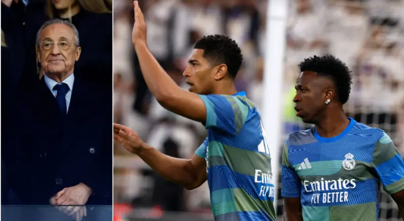 جماهير ريال مدريد تنفجر ..  هجوم على فينيسيوس وبيلنغهام ومطالبات برحيل بيريز