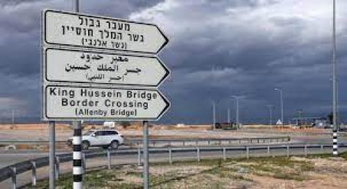 الاحتلال يغلق معبر الملك حسين الحدودي مع الأردن