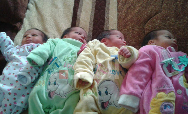اربد : سيدة زرعت لتنجب ذكراً فرزقها الله اربعة ذكور بعد 6 بنات