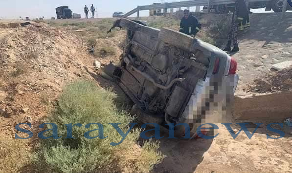 وفاة شقيقين إثرحادث تدهور على الطريق الصحراوي ..  صور 