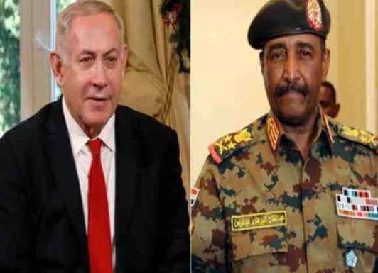 الكيان الصهيوني: اجتماع نتنياهو و البرهان تسببّ بأضرار فادحة لأمننا القومي و لن يقود للتطبيع مع السودان