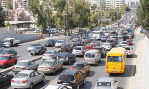 أكثر من 1.7 مليون مركبة بعمّان تضغط على شبكة الطرق