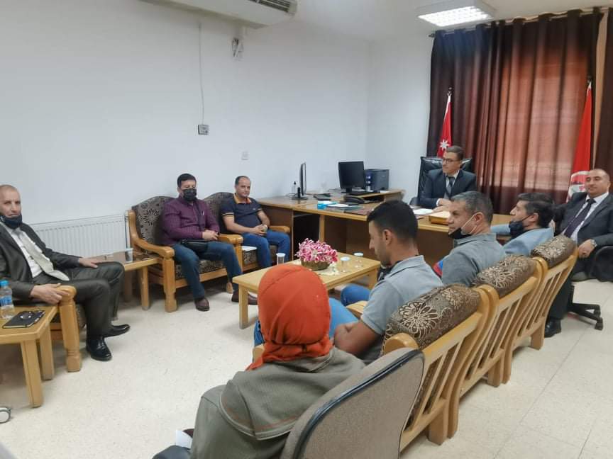 وفد جامعة الطفيلة يزور  الجامعة الهاشمية ويطلع على الأنظمة الإلكترونية فيها