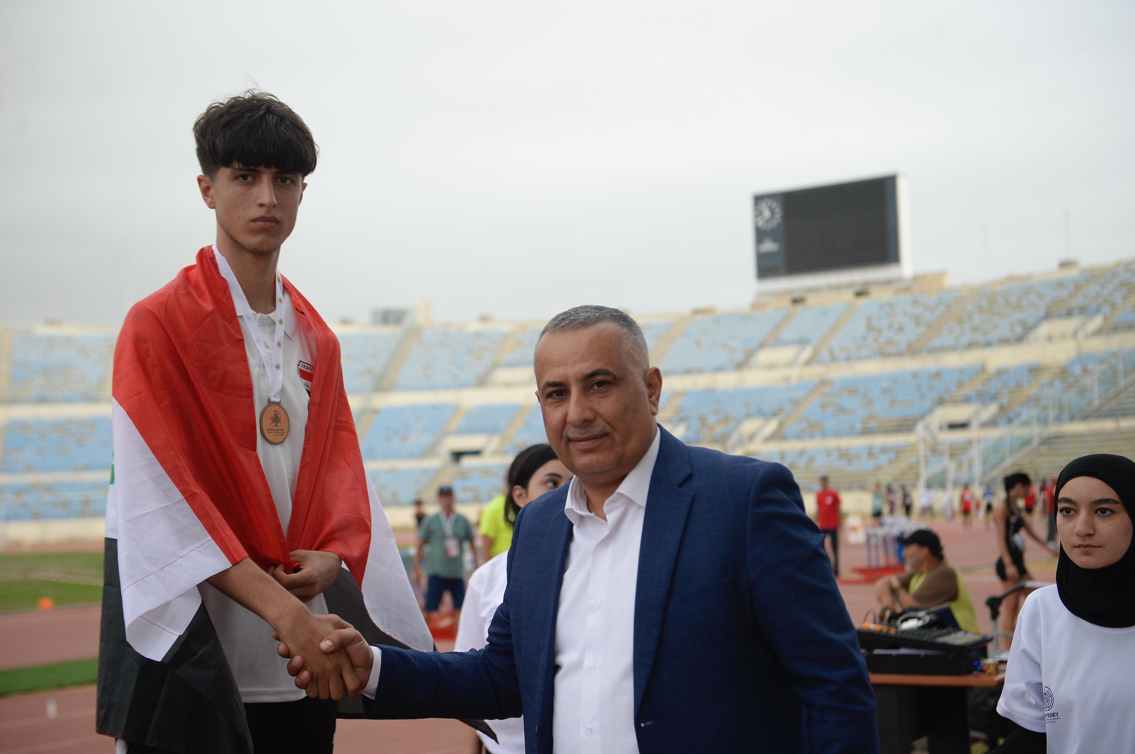 العدوان: فخور بلاعبي المنتخب وإنجازاتهم تؤكد تطور ألعاب القوى الأردنية