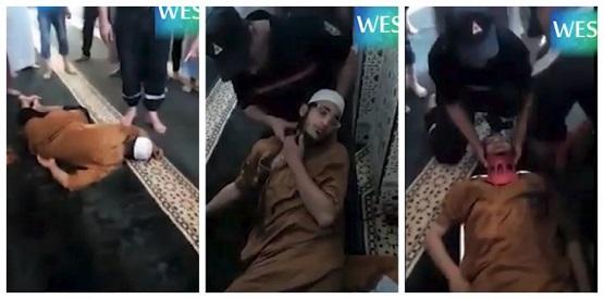 بالفيديو ..  عراك عنيف داخل مسجد في الجزائر 