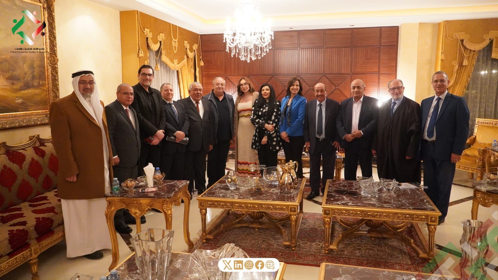 اجتماع تحضيري لمجلس الهيئة الإدارية لمنتدى الاتحاد للدراسات والأبحاث برئاسة دولة الدكتور عبدالرؤوف الروابدة