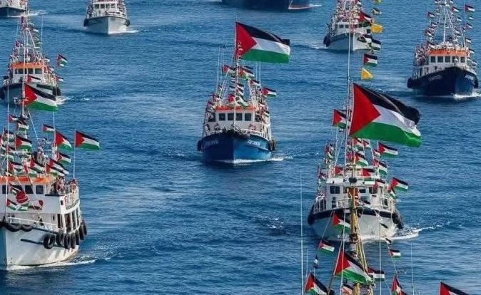 الاحتلال يتأهب ويستعد لتنفيذ عملية عسكرية للسيطرة على أسطول الصمود