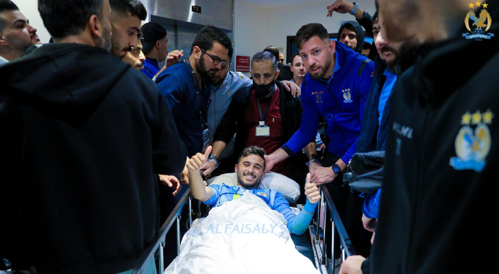 أمين الشناينة لسرايا: "غيابي عن الملاعب سيصل إلى 6 أشهر والحمدلله على كل حال"