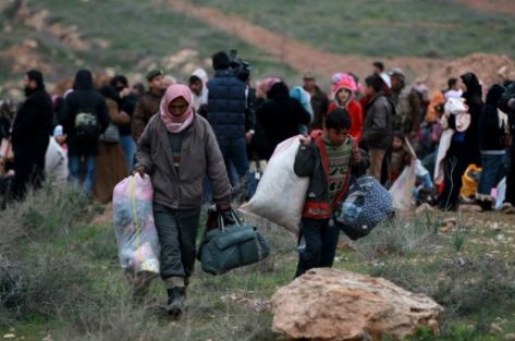 وصول 446 لاجئاً سورياً للمملكة