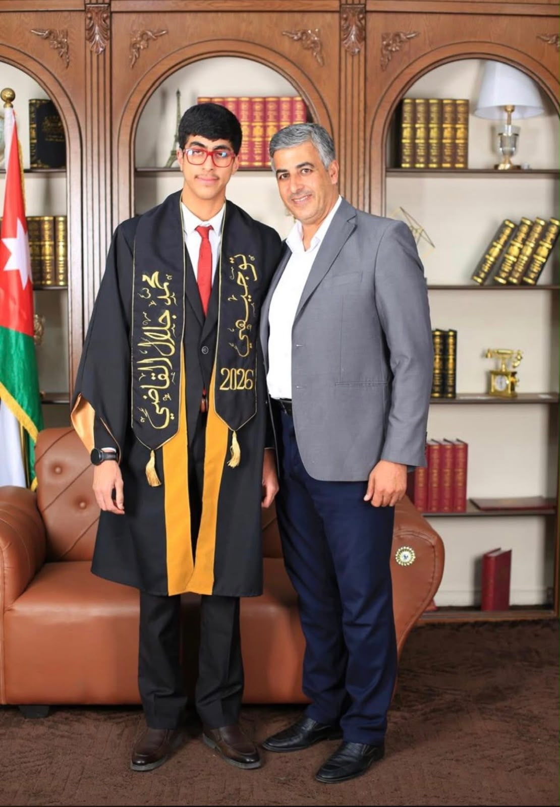الباشا جلال القاضي ..  مبارك نجاح ابنك محمد وتفوّقه المميز في الثانوية العامة