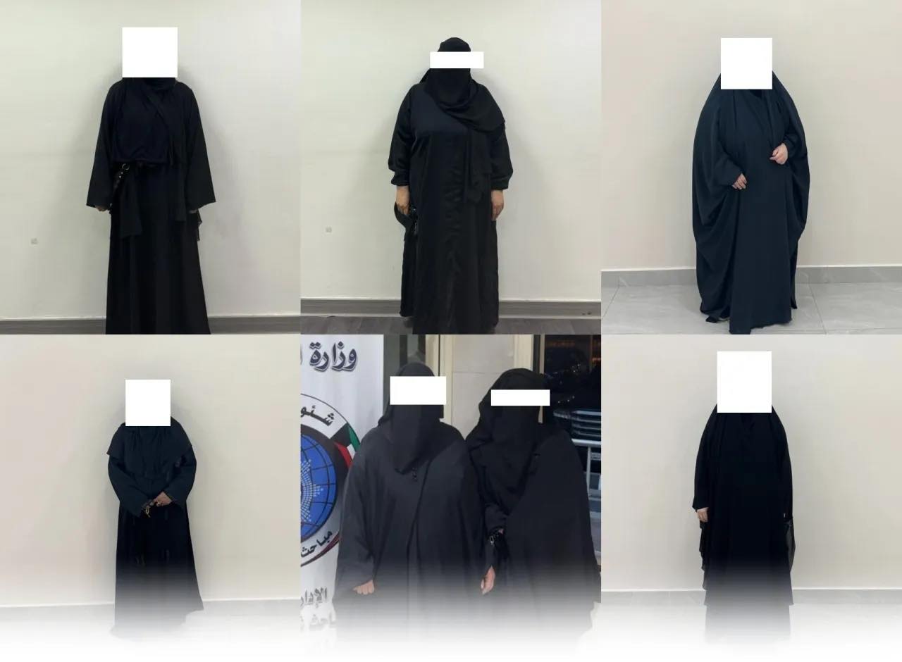 ضبط 7 متسولات يحملن الجنسية الأردنية في الكويت