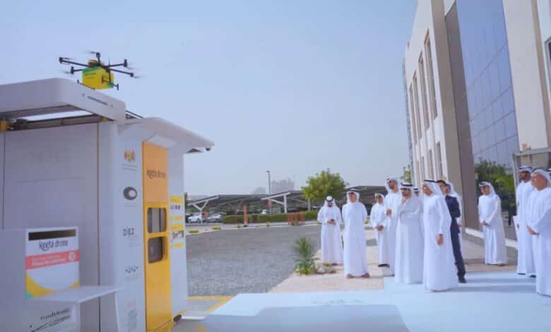 دبي تطلق أول خدمة توصيل بالطائرات المسيّرة في الشرق الأوسط