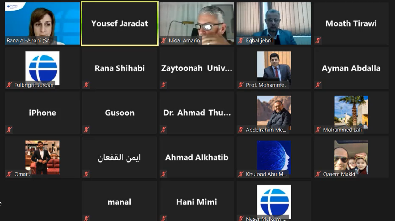 ندوة تعريفية ببرنامج فولبرايت في جامعة الزيتونة الأردنية 