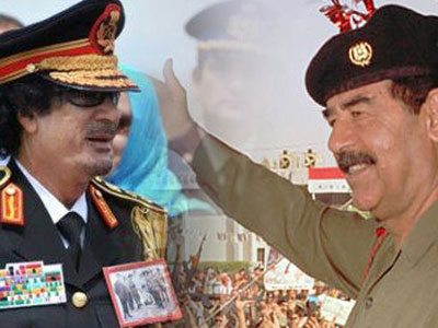 بالصور  ..  ساعتا صدام والقذافي تتصدران معرضا للساعات التاريخية في دبي 