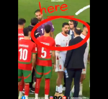 فيديو جديد يكشف الحقيقة  ..  النشامى لم يرفضوا مصافحة مدرب المنتخب المغربي