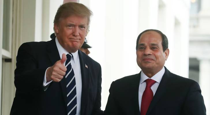 ترمب: مباحثات إيجابية مع الرئيس المصري حول غزة والحوثيين