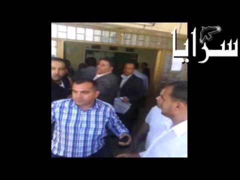 مشاجرة داخل بلدية الهاشمية بالزرقاء 