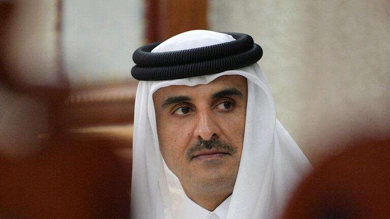 أمير قطر يعزي الكويت
