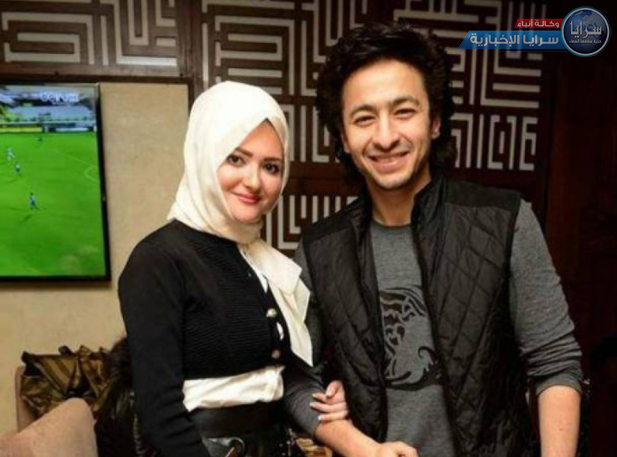 بالفيديو  ..  أول ظهور لزوجة حمادة هلال بعد خلع الحجاب